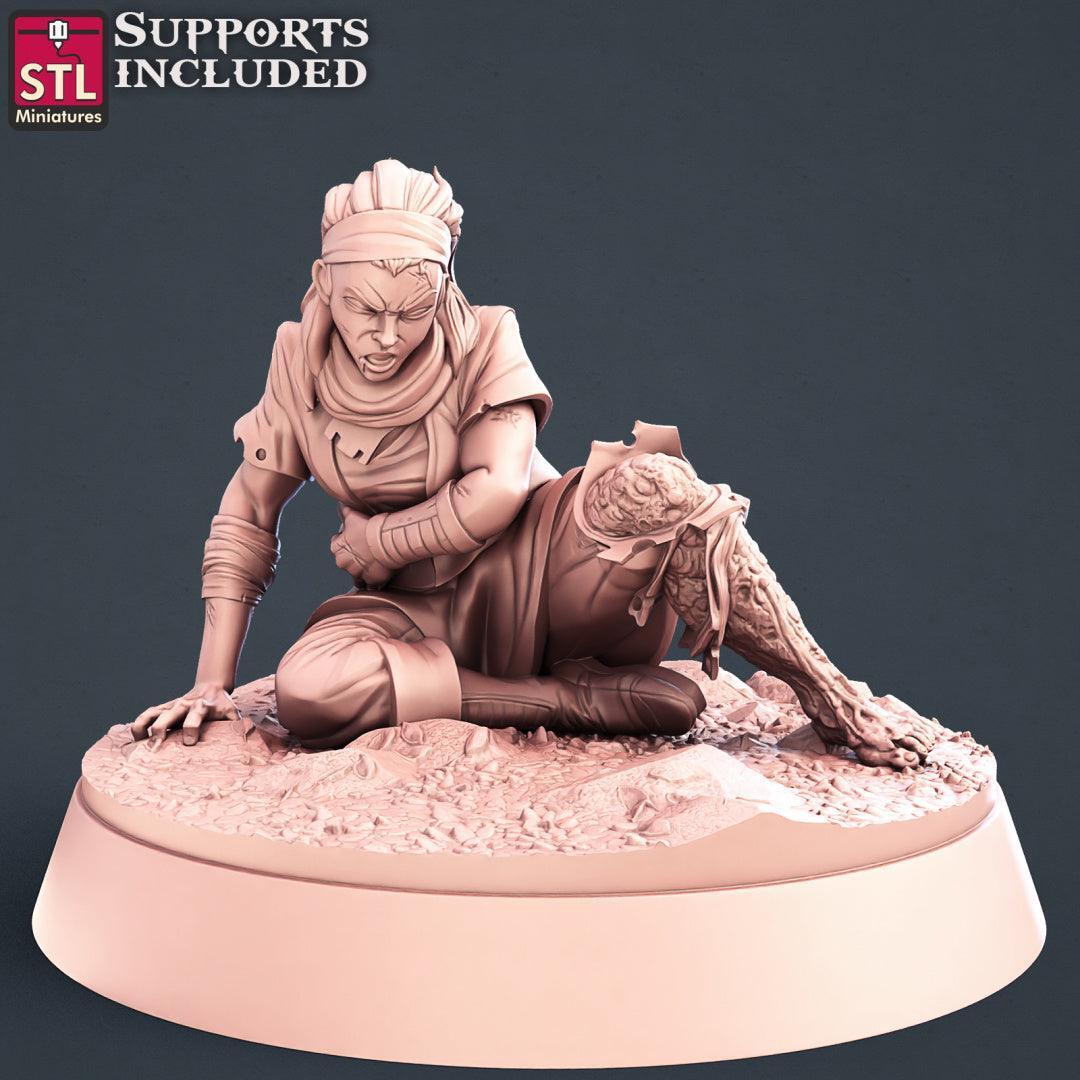 Injured villager miniature B