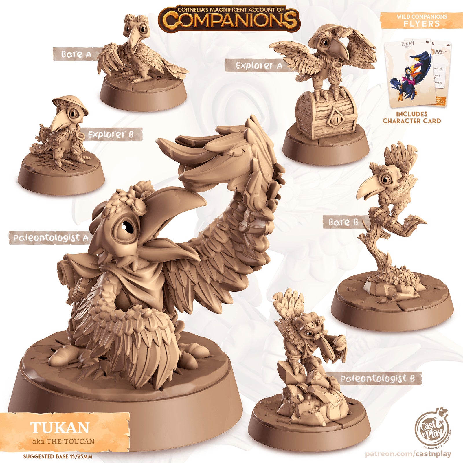 Tukan Toucan Companion miniature