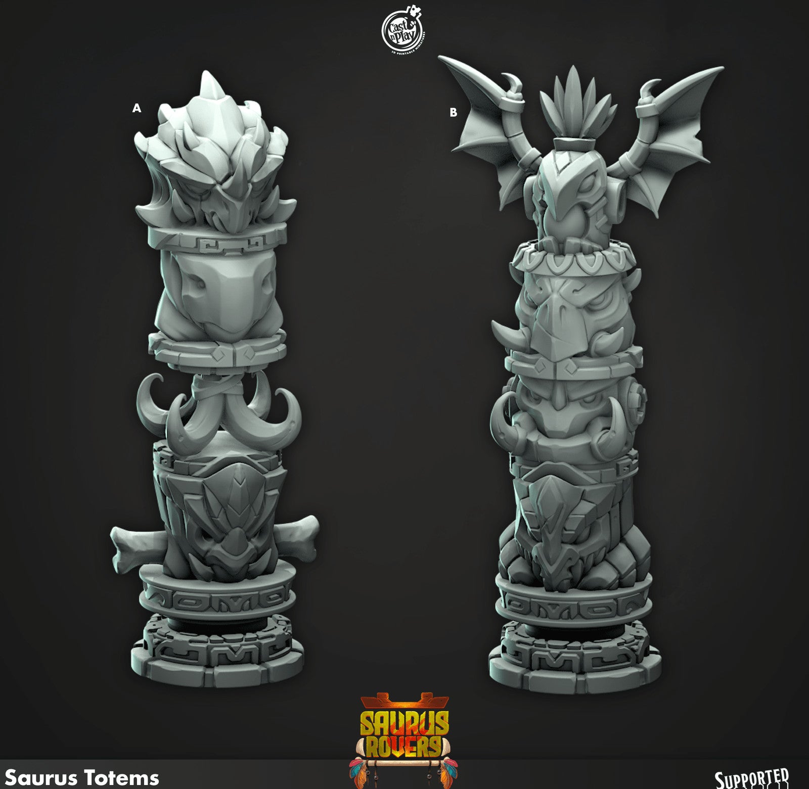 Saurus Totems – Saurus Rovers Set