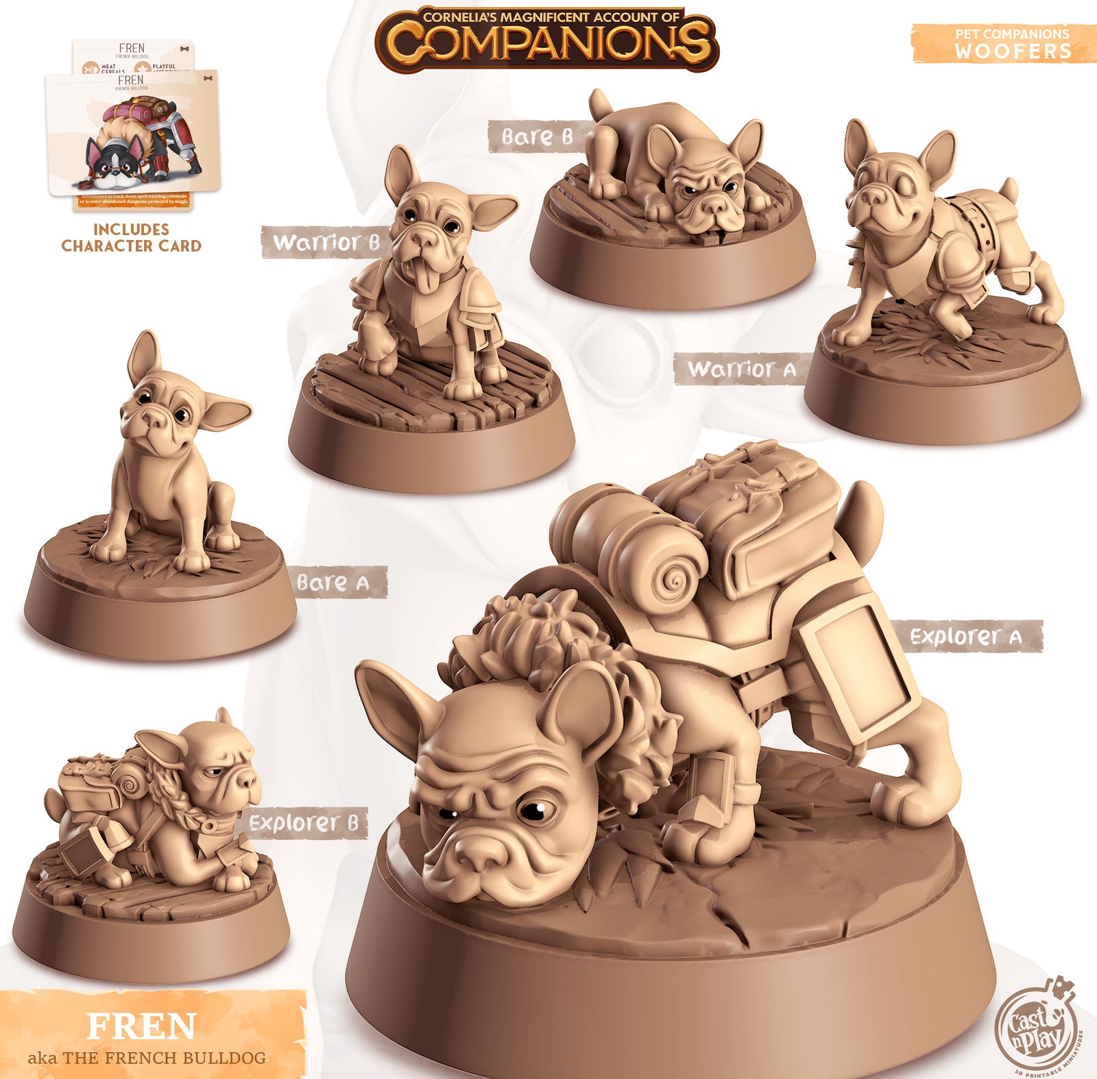 Fren French Bulldog Companion miniature