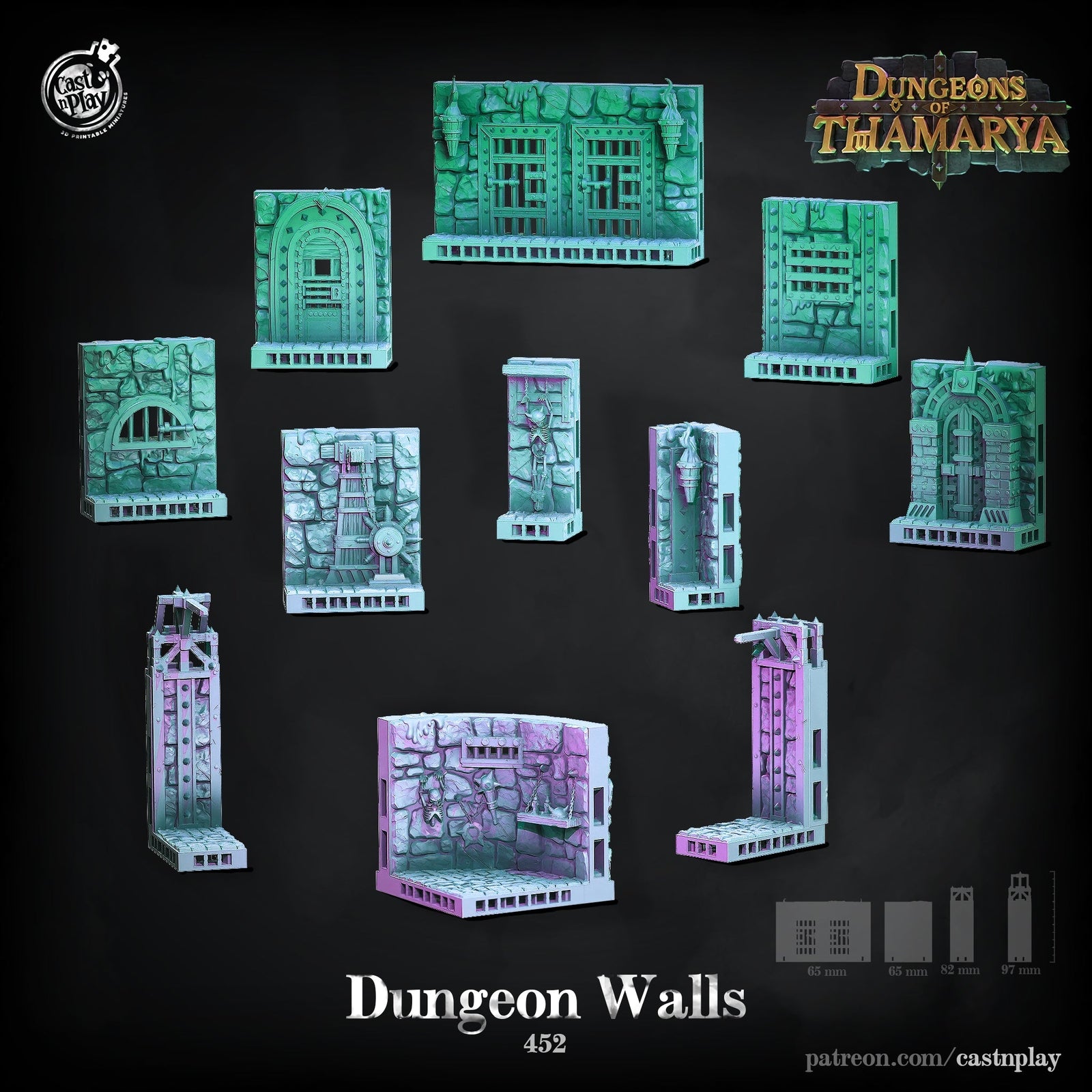 Dungeon Walls – Dungeons of Thamarya
