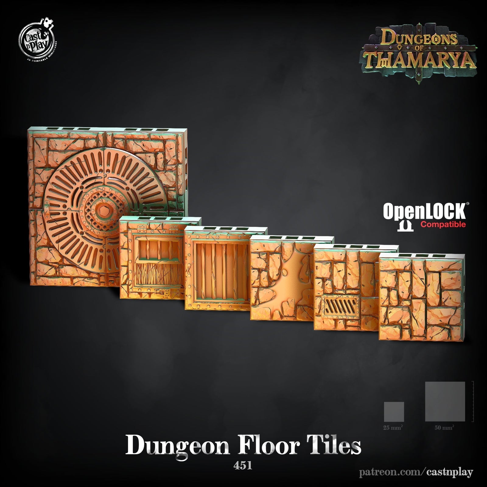 Dungeon Floor Tiles – Dungeons of Thamarya