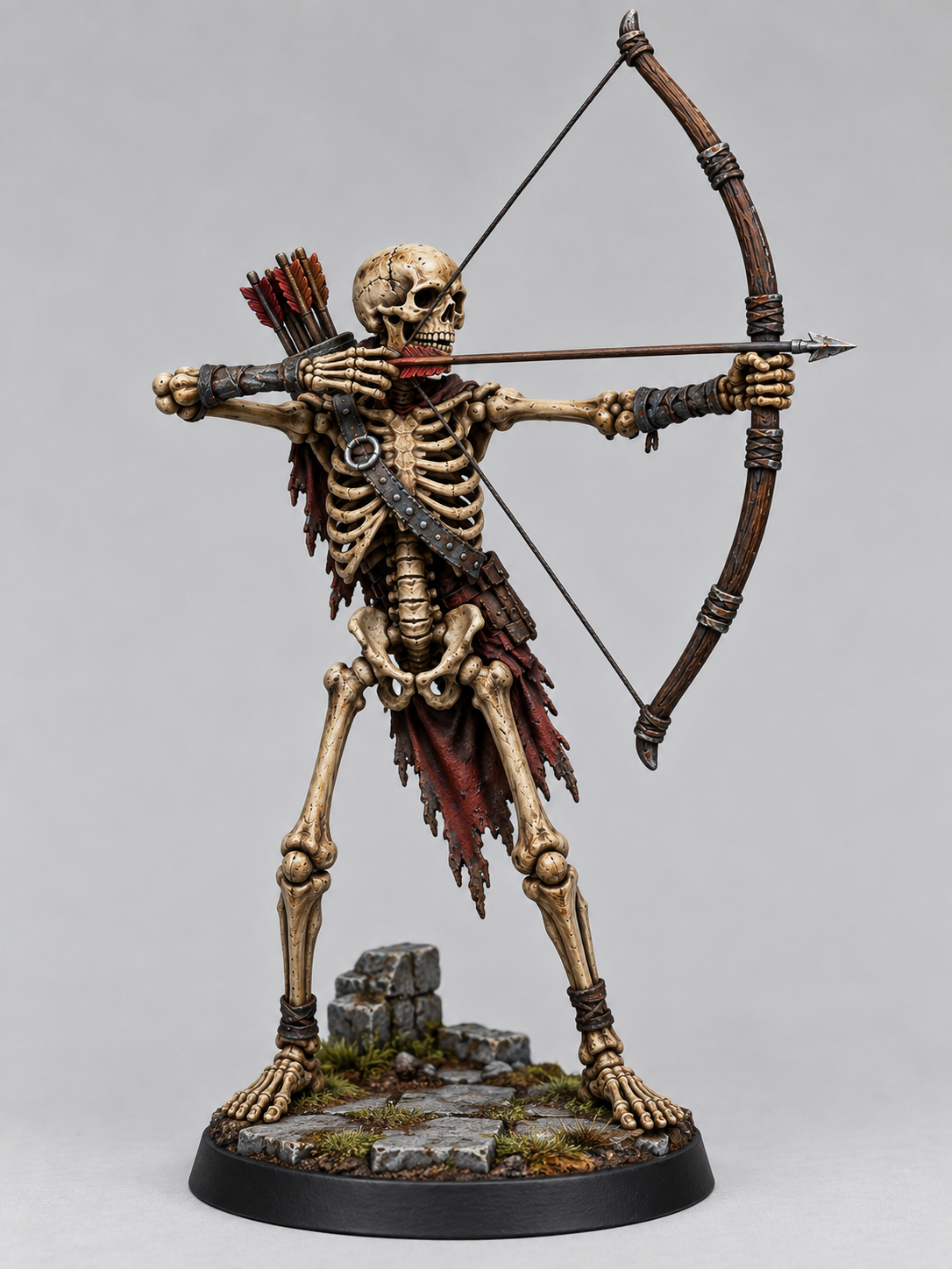 Skeleton Archer 1 painted presentation; supplied unpainted.