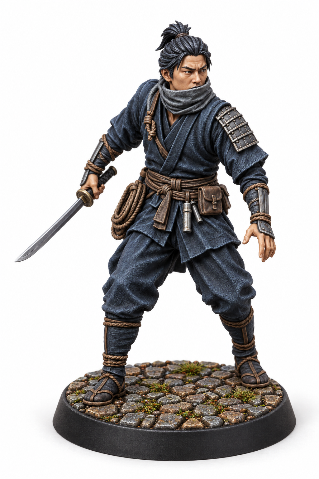 Hattori Kenji - Shinobi Scout painted presentation; supplied unpainted.
