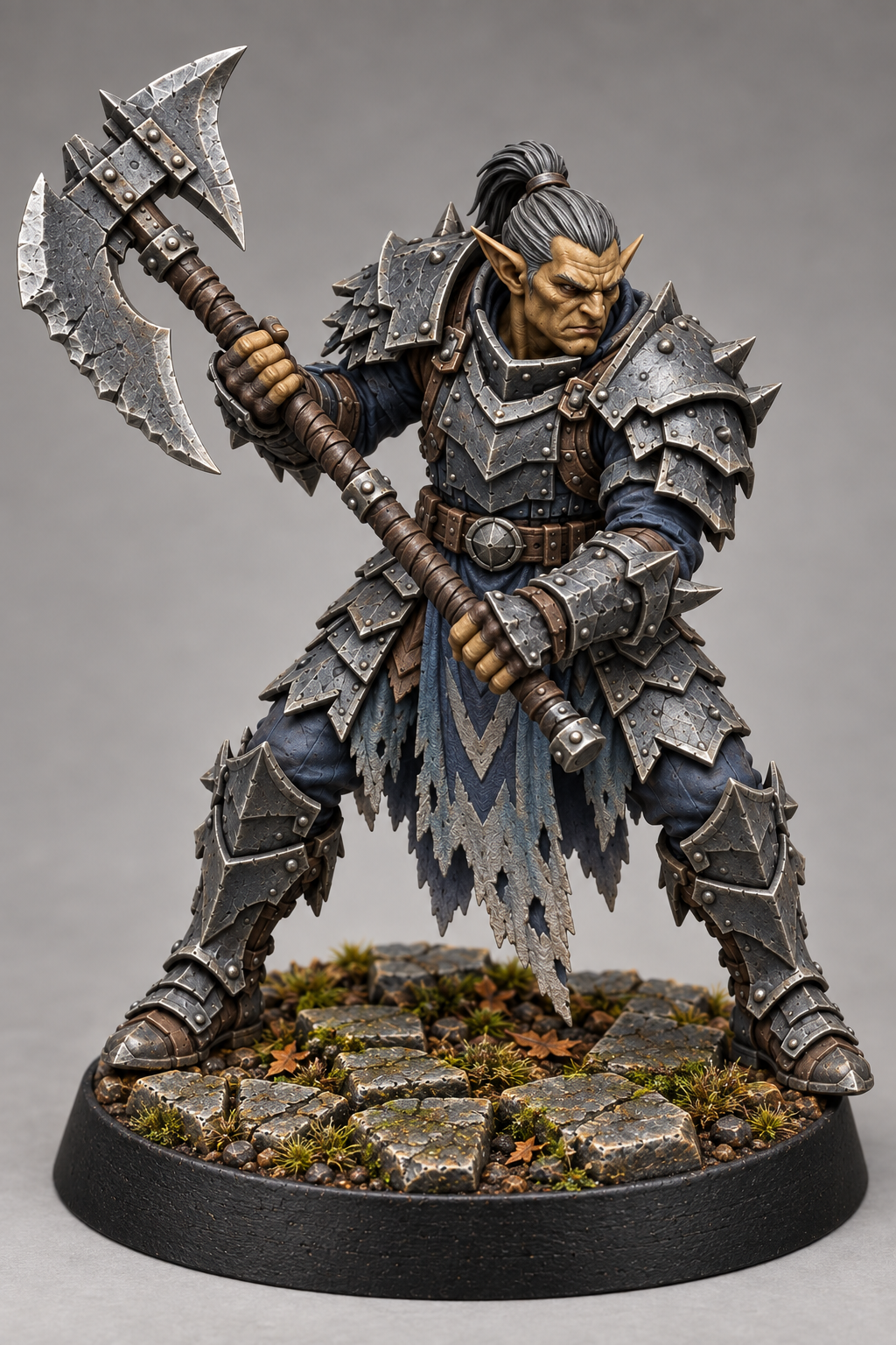Hobgoblin with 2H Axe painted presentation; supplied unpainted.