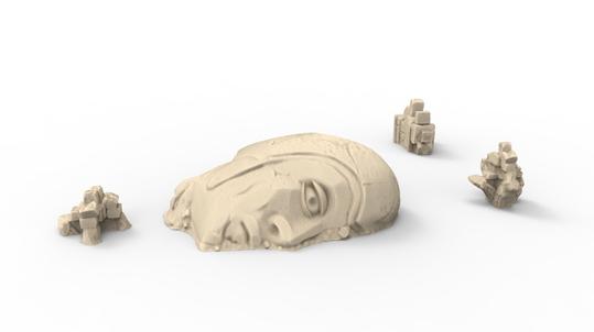 3D Print - Scatter Rubble