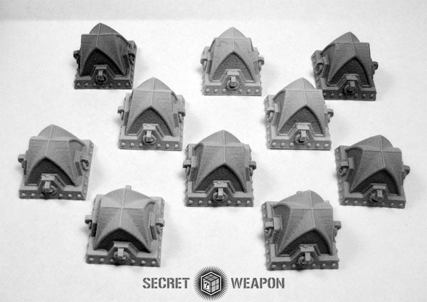 Gothic Tank Traps - Set of 10