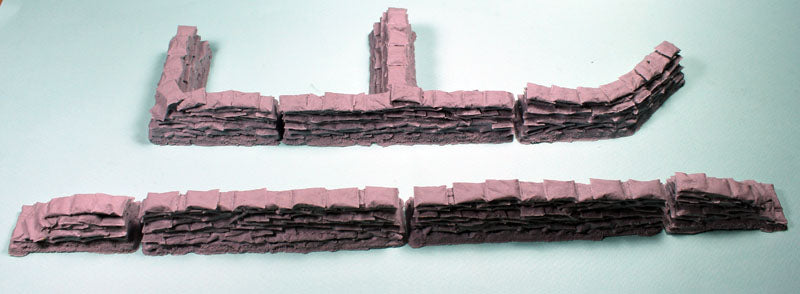 Sandbag Wall Set - 7 Pieces
