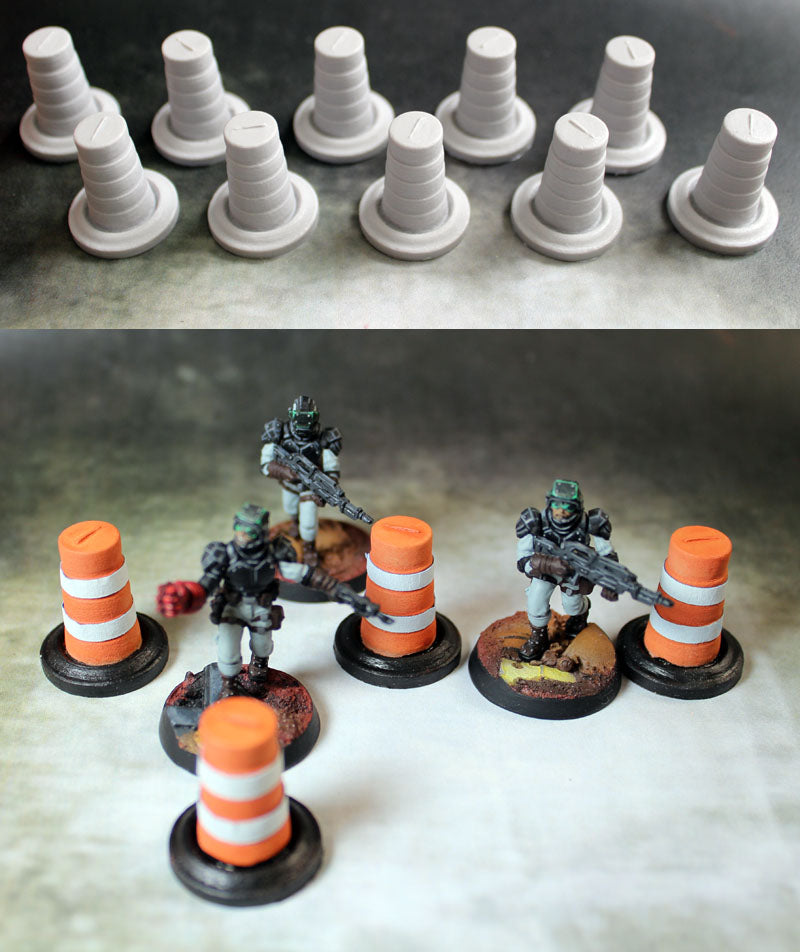 Traffic Pylons - Set of 10