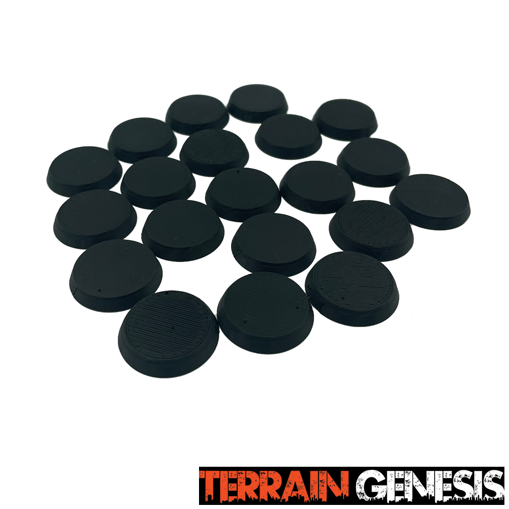 25mm Beveled Round Bases