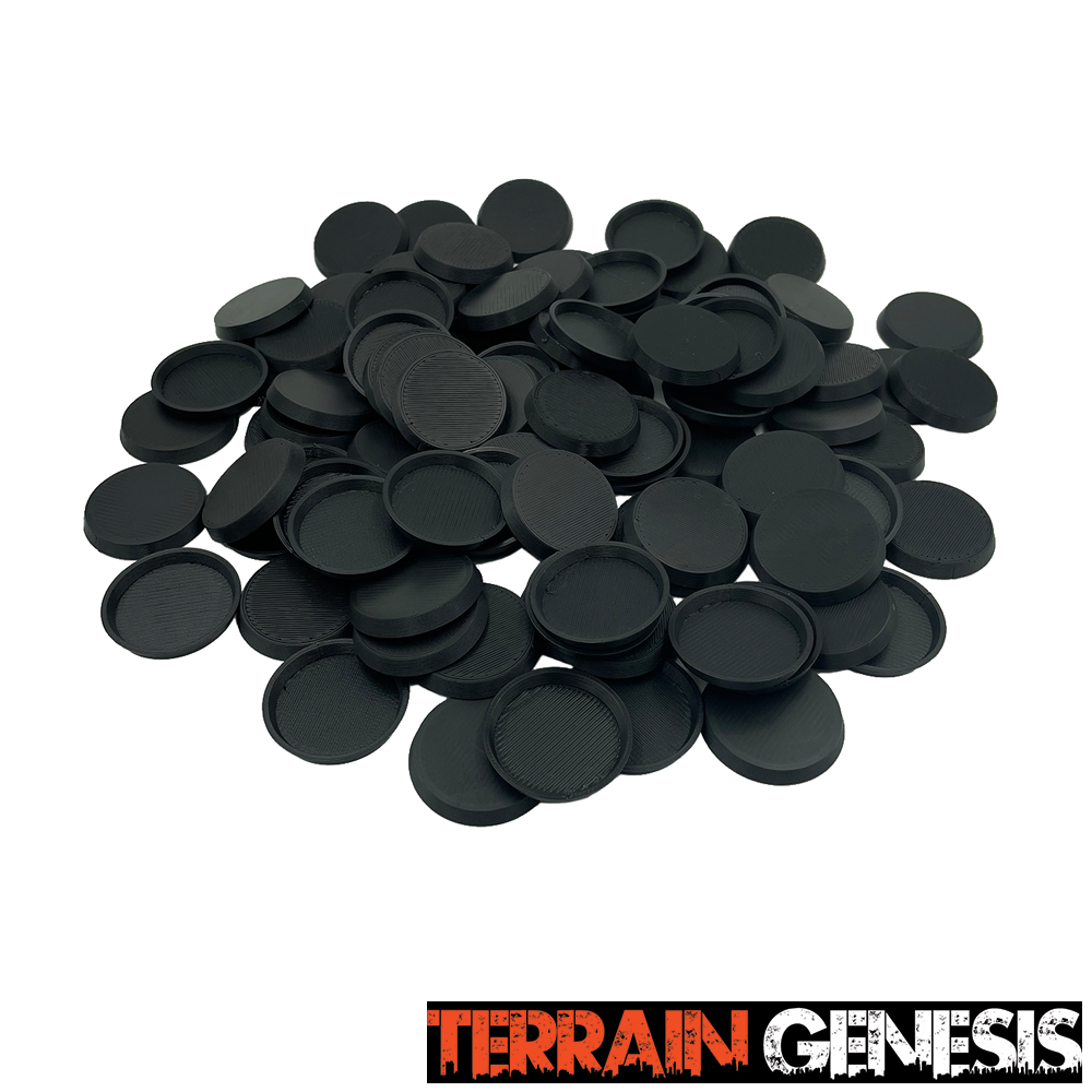 32mm Beveled Round Bases