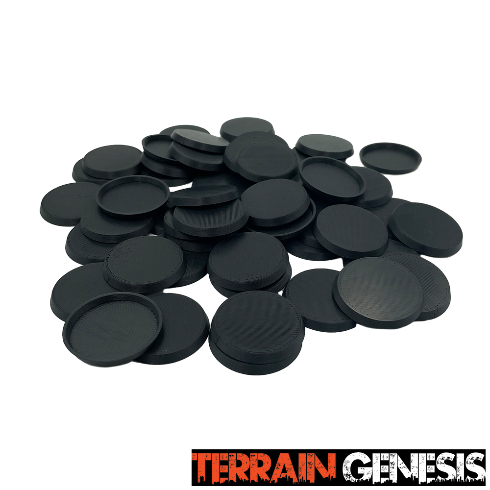 40mm Beveled Round Bases