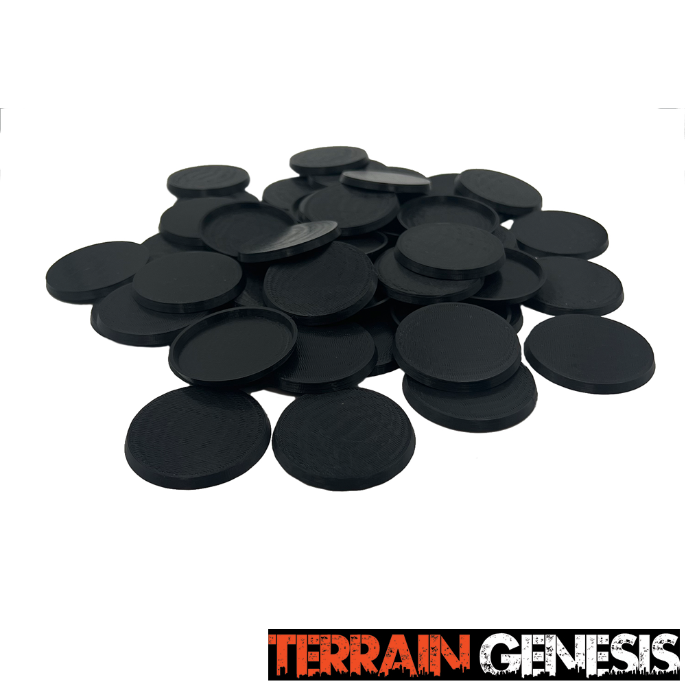 50mm Beveled Round Bases