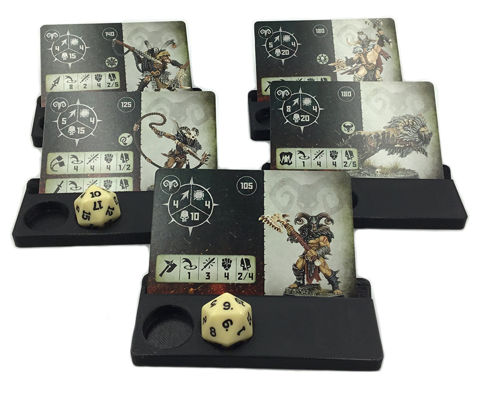 WarCry Faction Card / Dice Organizer and Score Tracker Mega Set