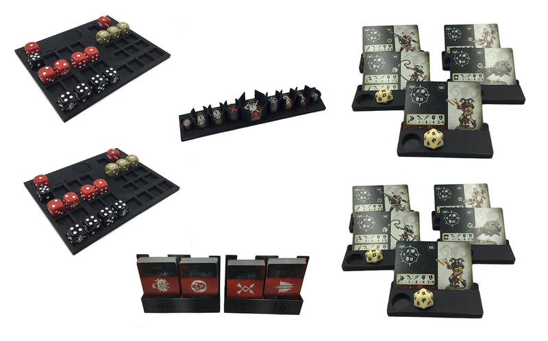 WarCry Faction Card / Dice Organizer and Score Tracker Mega Set